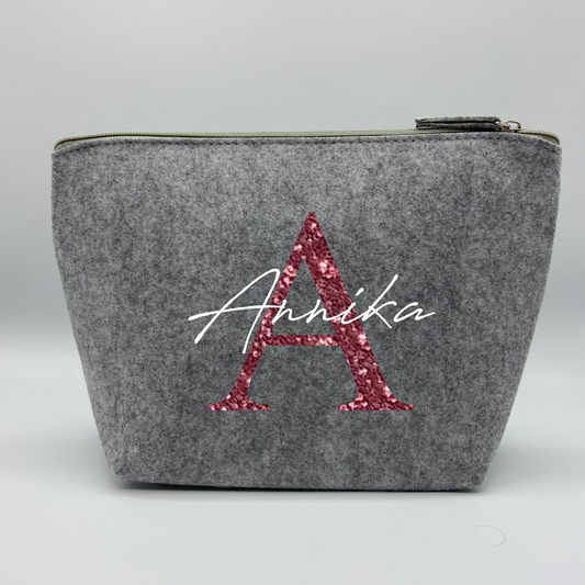 Filztasche Kosmetik Name