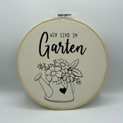 Kranz Wir sind im Garten
