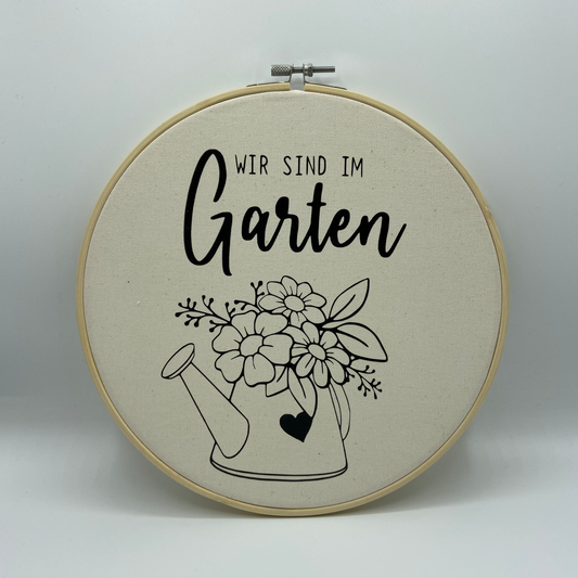 Kranz Wir sind im Garten