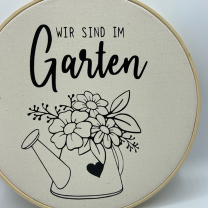 Kranz Wir sind im Garten