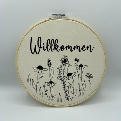 Kranz Willkommen Blumen