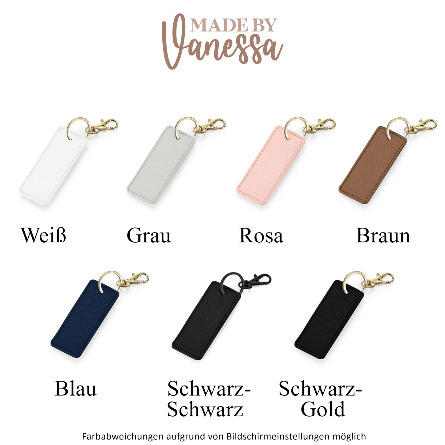 Schlüsselanhänger Initialen