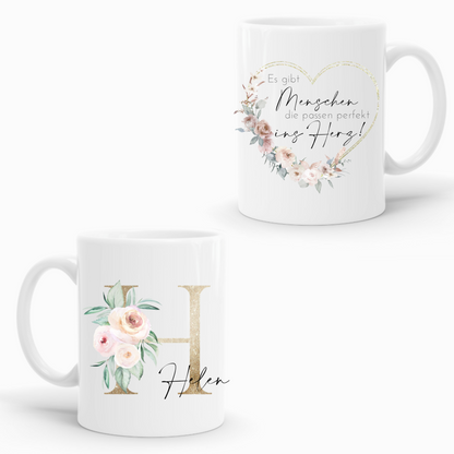 Tasse Buchstabe